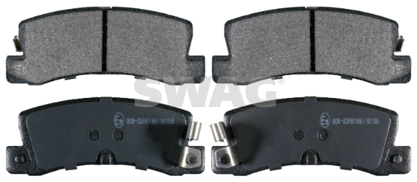set placute frana,frana disc 81 91 6580 SWAG